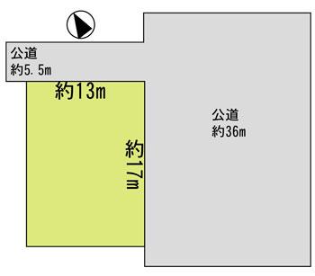 Compartment figure. Land price 13,690,000 yen, If there is a difference in land area 226.27 sq m drawings and the present situation is, We will give priority to the current state. 