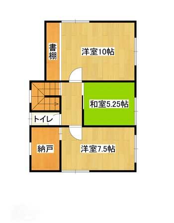Floor plan. 11.8 million yen, 5LDK + S (storeroom), Land area 165.37 sq m , Building area 133.32 sq m 2F ・ 5LDK+S