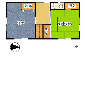 Floor plan. 30 million yen, 5LDK, Land area 609.31 sq m , Building area 140.76 sq m 2F