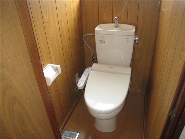Toilet. It is with a bidet.