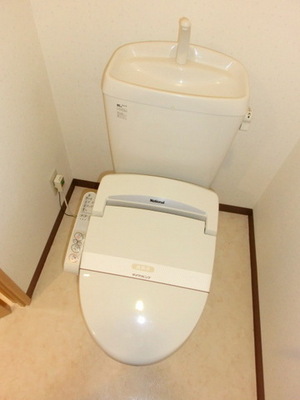 Toilet. Warm water cleaning toilet seat with toilet