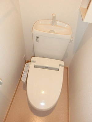 Toilet. Warm water cleaning toilet seat with toilet