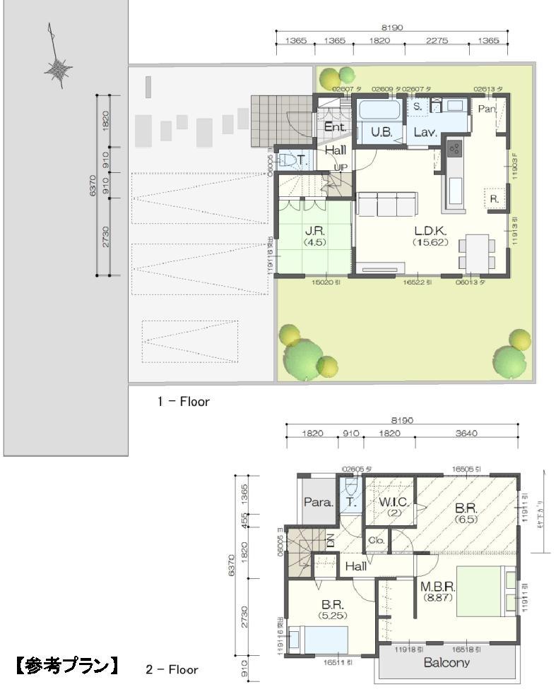 Building plan example (floor plan). Building plan example  Building price 15 million yen Building area 96.26 sq m