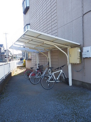 Other common areas. On-site bicycle shelter