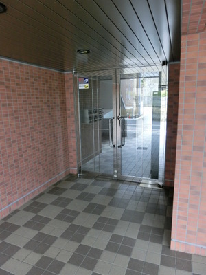 Entrance. It is safe in the security camera equipped