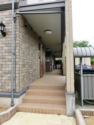 Entrance. On-site parking