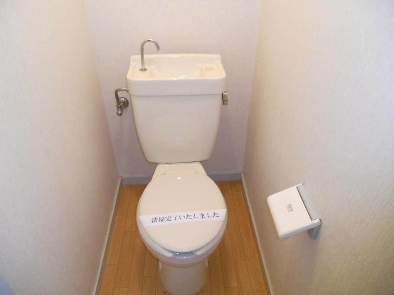 Toilet. Clean rest room