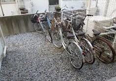 Building appearance. Bicycle-parking space