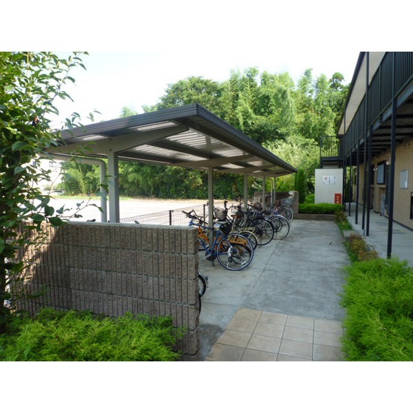 Other common areas. bicycle parking space