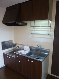 Kitchen.  ☆ Two-burner gas stove can be installed