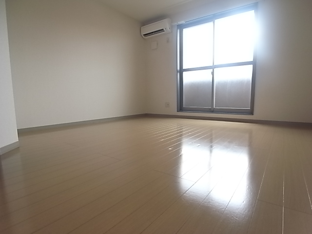 Other room space. Stylish flooring.