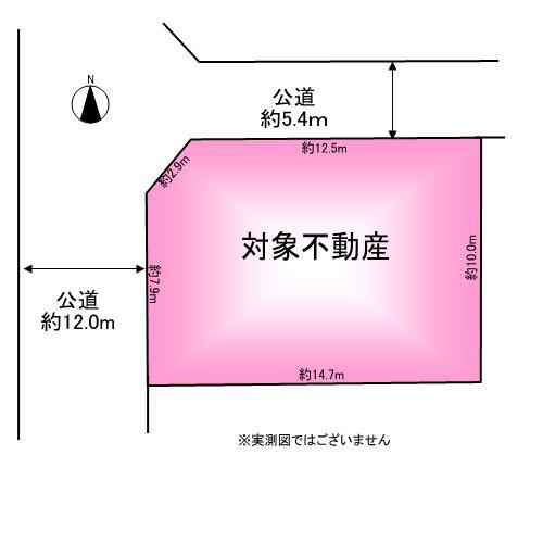 Compartment figure. Land price 10.5 million yen, Land area 145.64 sq m