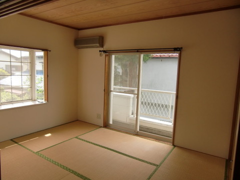 Living and room. State lined with tatami