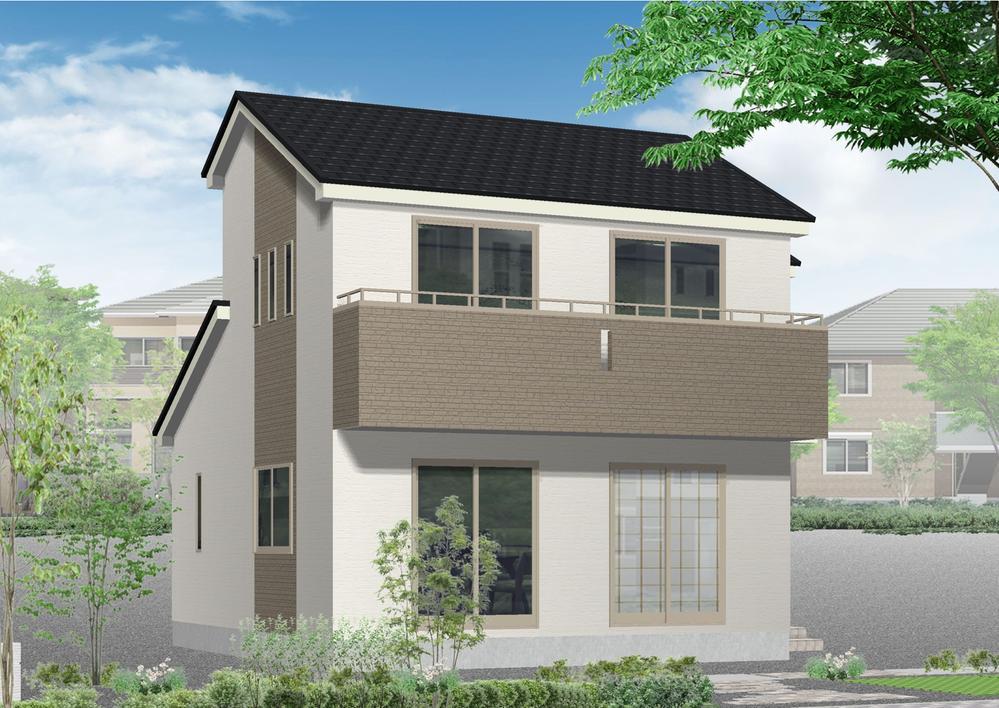 Compartment figure. 3 Building to become a complete image Perth. Outer groove construction ・ Planting is not attached.