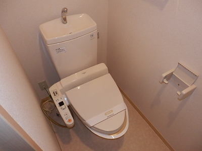 Toilet. It is a warm water washing toilet seat