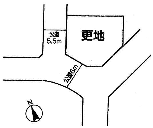 Compartment figure. Land price 13.5 million yen, Land area 182.84 sq m
