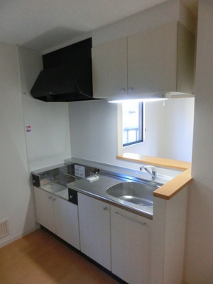 Kitchen. Gas stove installation Allowed counter kitchen