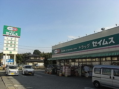 Dorakkusutoa. Seimusu 750m until (drugstore)