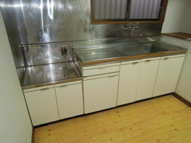 Kitchen. Bright kitchen has a window