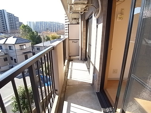 Balcony. Bright balcony