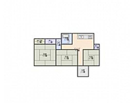 Floor plan. 4 million yen, 3DK, Land area 305 sq m , Building area 57.13 sq m