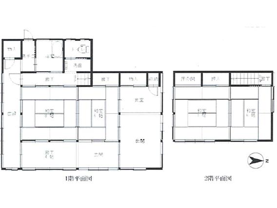 Floor plan. 6.7 million yen, 4DK, Land area 459.5 sq m , Building area 106.89 sq m Floor