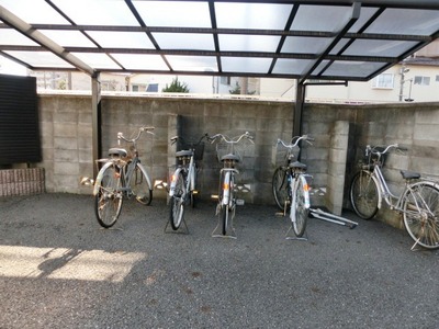 Other common areas. Bicycle parking space