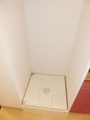 Washroom. Indoor Laundry Storage