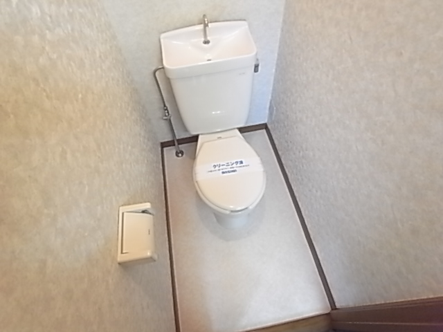 Toilet. It is a toilet with a clean