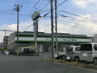 Dorakkusutoa. Seimusu 575m until (drugstore)