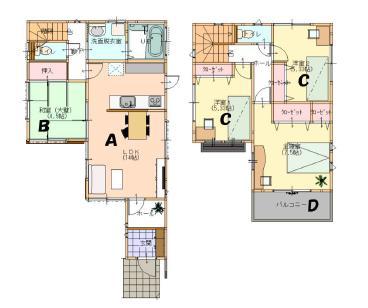 Building plan example (Perth ・ Introspection). Building plan example ( Issue land)