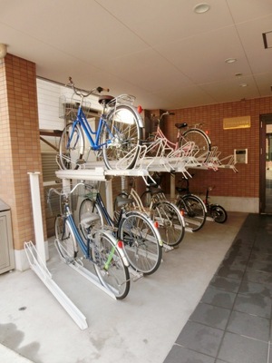 Other common areas. There are bicycle parking on site.