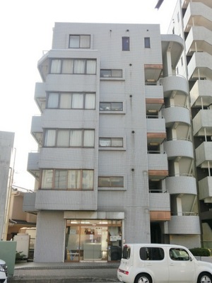 Building appearance. It is the location of an 8-minute walk from Chiba Station.