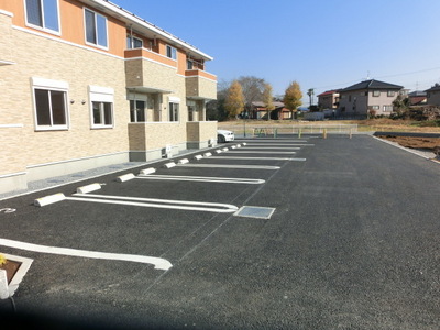 Parking lot. There is on-site parking