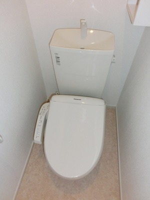 Toilet. Toilet with warm water washing toilet seat