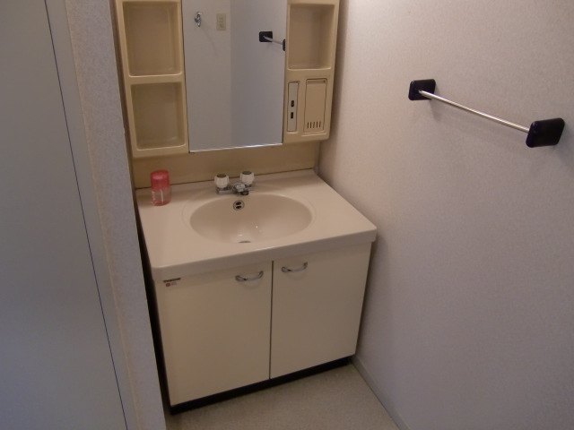 Washroom. With separate wash basin!