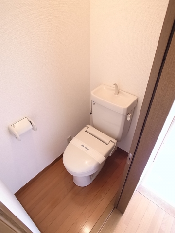 Toilet. It is healing spot in addition to the ☆ 