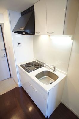 Kitchen. Best city gas ・ Two-burner stove with system Kitchen. 