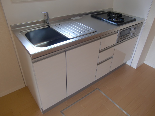 Kitchen. Two-burner stove is of system Kitchen ☆ 