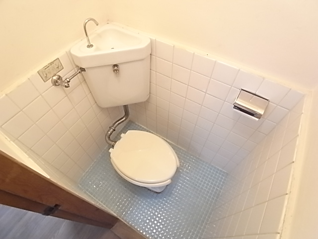 Toilet. It is a toilet with a clean