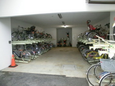 Other common areas. On-site bicycle parking lot