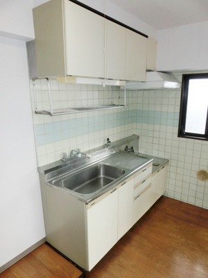 Kitchen. Kitchen space with a window.