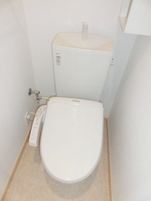 Toilet. Toilet with warm water washing toilet seat