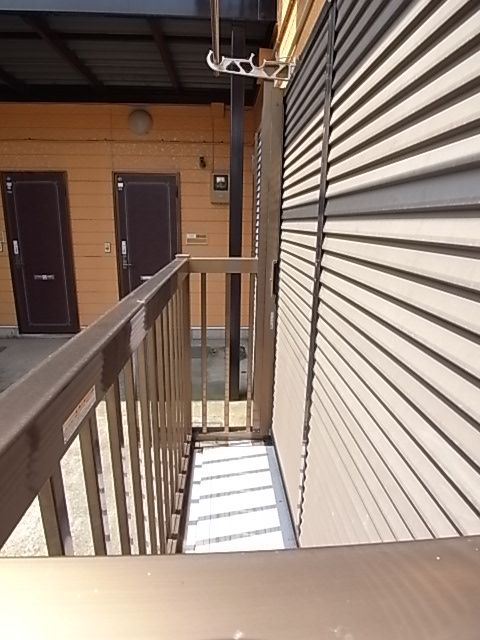 Balcony. Let's grow the flowers also put in a planter.