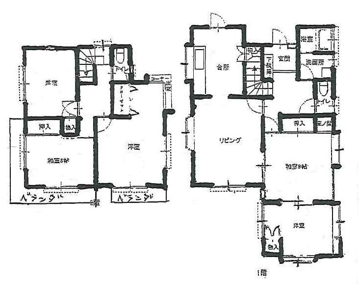 Floor plan. 17.8 million yen, 5LDK, Land area 194.55 sq m , Building area 119.8 sq m