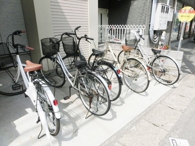 Other common areas. Bicycle parking space