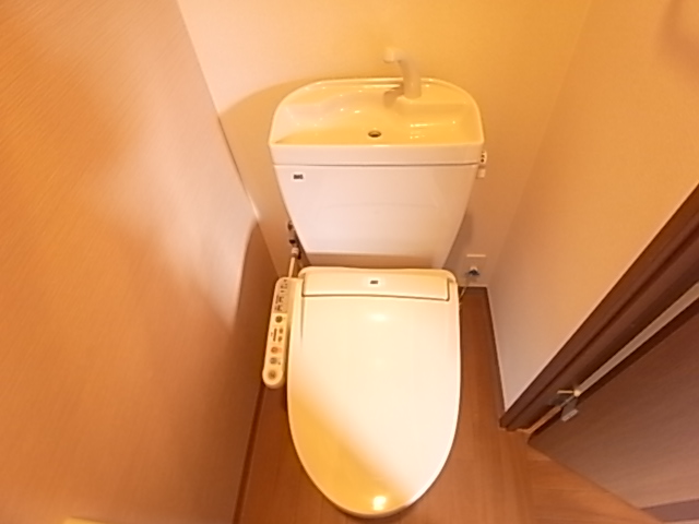 Toilet. Toilets are equipped Washlet.