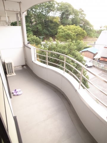 Balcony. When ~ It is a large balcony also I ☆