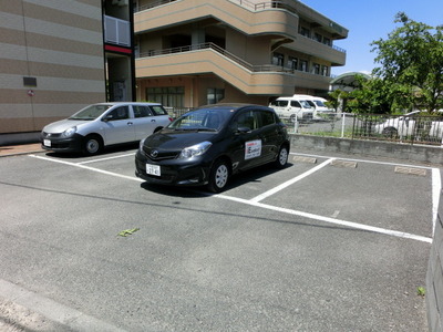 Parking lot. There is on-site parking