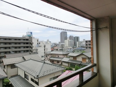 View. It is the scenery as seen from the balcony